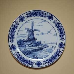 Crown Delfts Blauw wall plate