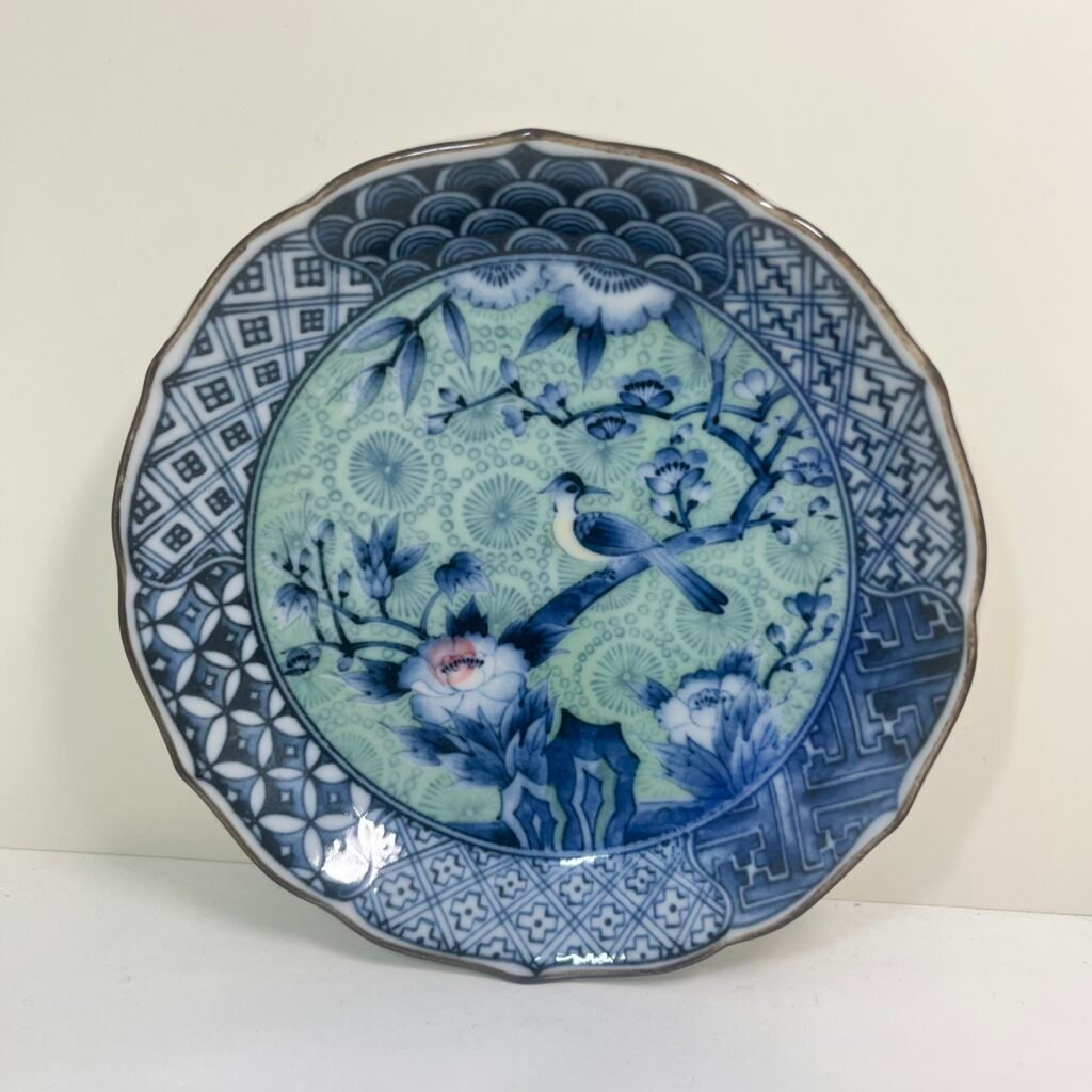 Japanese Imari-style ceramic plate