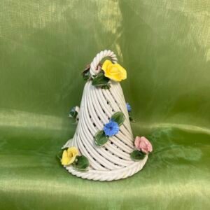 Vintage Capodimonte bell Majolica Style