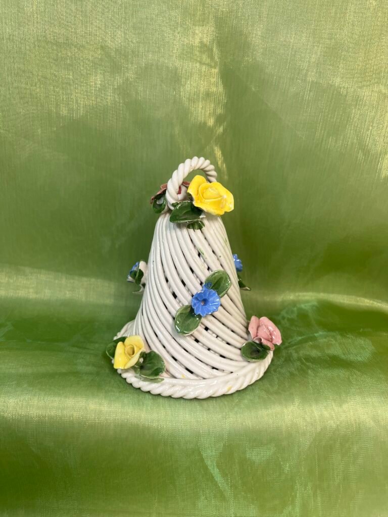 Vintage Capodimonte bell Majolica Style