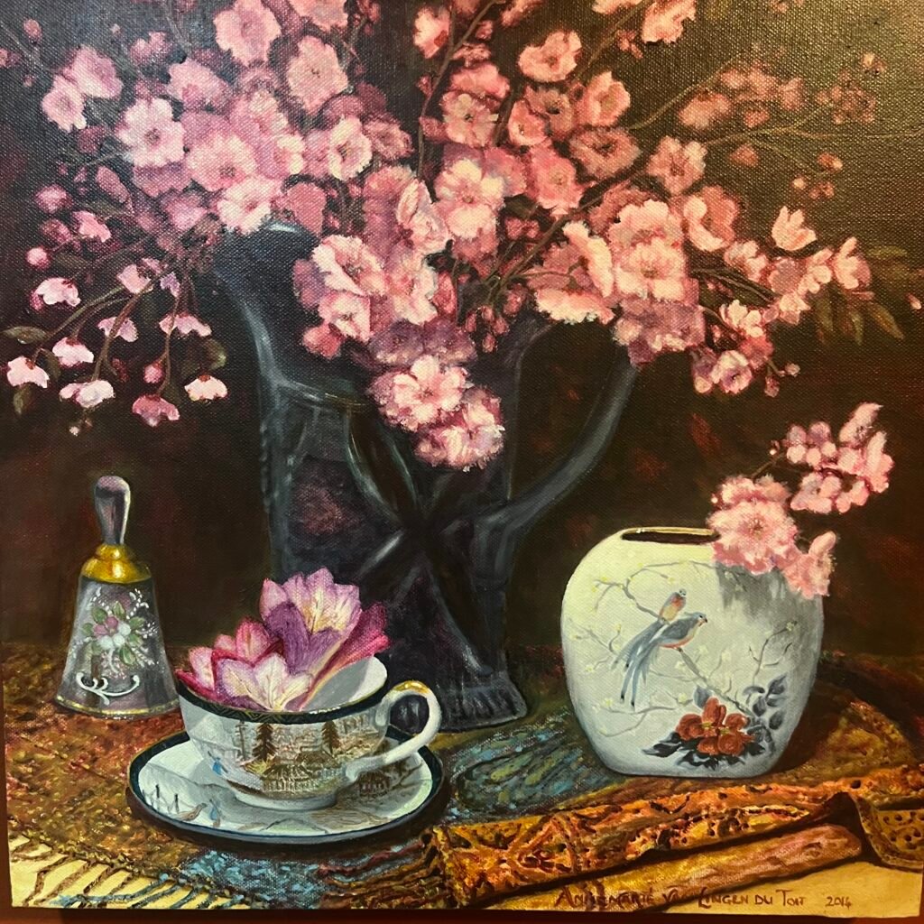 Pink Blossoms still life