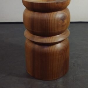 Stink wood candle holder