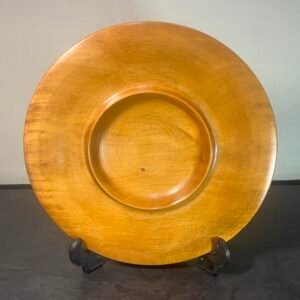 Shallow Jacaranda wooden bowl