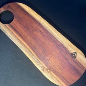 Charcuterie board: Knysna Blackwood (chocolate brown colour)