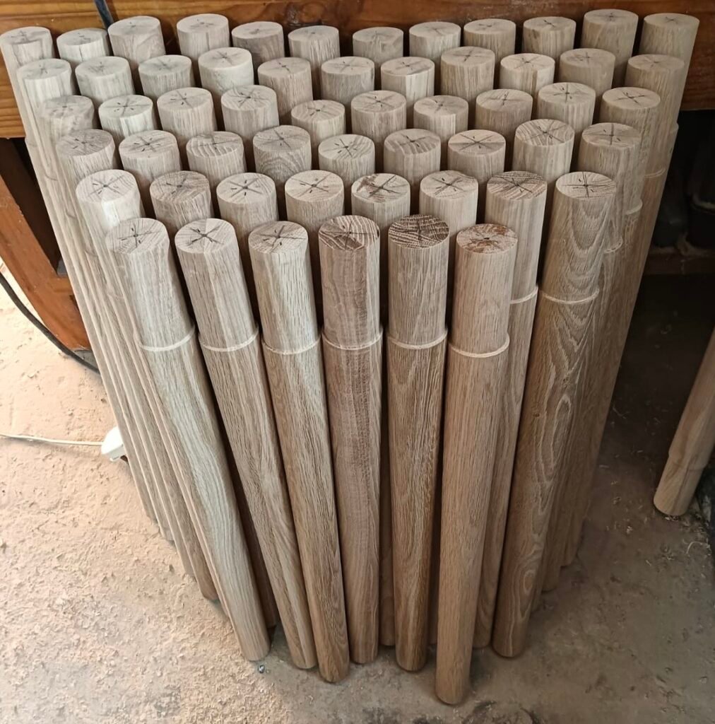 Wooden legs for office furniture